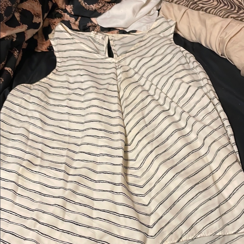 Striped Sleeveless Top maurices brand large
